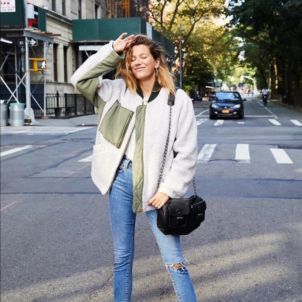We The Free Free People Rivington Sherpa Jacket M